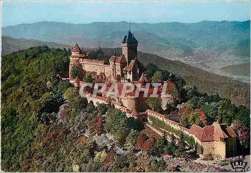 Moderne Karte Le Chateau du Haut Koenigsbourg (alt 755 m)