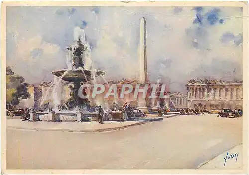 Cartes postales moderne Paris Place de la Concorde