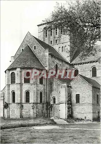 Moderne Karte Lessay (Manche) Eglise Abbatiale XIe s) L'Abside