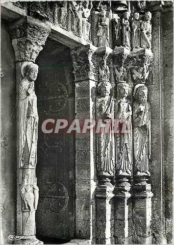 Cartes postales moderne St Loup de Naud ( S et M) Vue partielle du cote du portail