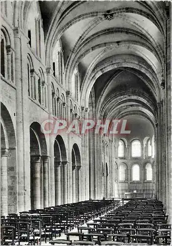 Cartes postales moderne Lessay (Manche) Eglise Abbatiale la Nef (XIe et XIIe s)