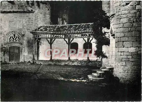 Moderne Karte Dordogne Chateau de Biron illumine La Loggia (XVIe  s)