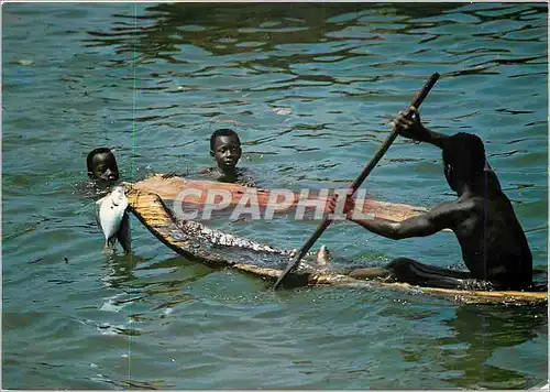 Cartes postales moderne Republique de la Cote d'Ivoire Jeunes Pecheurs