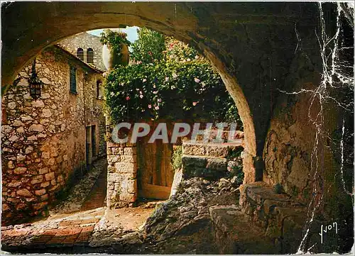 Cartes postales moderne Couleurs et Lumiere de France la cote d'Azur miracle de la nature Eze (A Mme) Vieilles rues et V