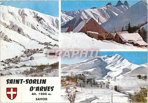 Cartes postales moderne St Sorlin D'Arves (Savoie) Alt 1500 m