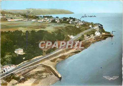 Cartes postales moderne La France vue du Ciel Saint Brieuc (C du N) Pointe de Cesson