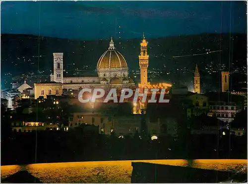 Cartes postales moderne Firenze Panorama du nuit