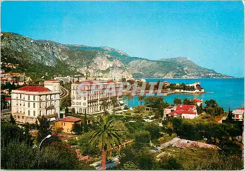 Cartes postales moderne Cote d'Azur Beaulieur sur Mer La ville et les grand hotels