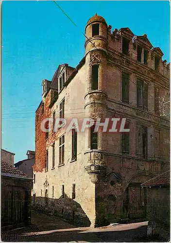 Moderne Karte Bergerac (Dordogne) Le Chateau Henri IVe (XVIe XVIIe s)