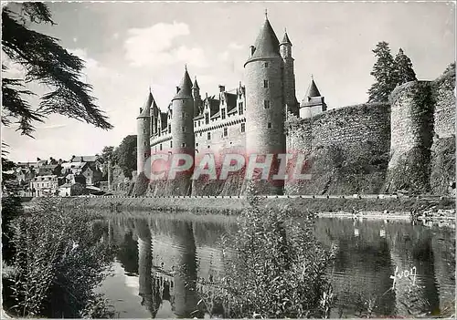 Cartes postales moderne Josselin (Morbihan) Les bords de l'Ouest et le chateau