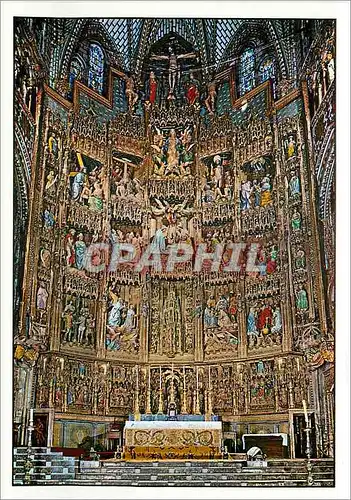 Cartes postales moderne Toledo Cathedrale Bas Relief du Grand Autel