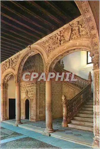 Moderne Karte Toledo Musee de Santa Cruz Escalier