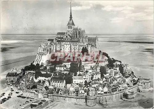 Moderne Karte Le Mont Saint Michel (Manche) Vue d'Avilon Cote Sud Est