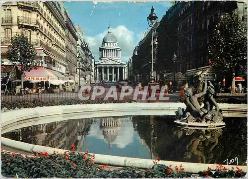 Moderne Karte Couleurs et Lumiere de France Paris le Pantheon et la rue Soufflot