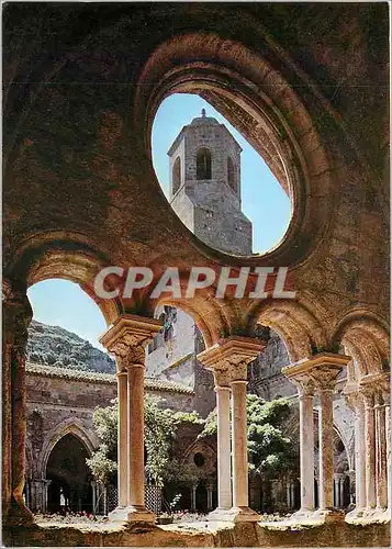 Cartes postales moderne Narbonne Abbaye de Fontfroide (Aude) XIIe et XIIIe s le cloitre et le clocher