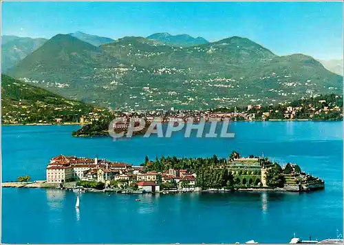 Moderne Karte Isola Bella Lago Maggiore