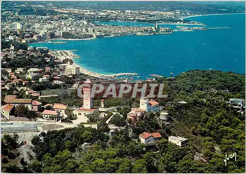 Moderne Karte Cap d'Antibes (Alpes Mme) Le Plateau de la Garoupe la Semaphore et le Phare