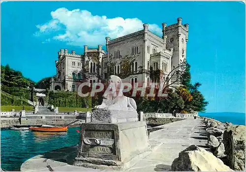 Cartes postales moderne Trieste Le chateau de Miramare