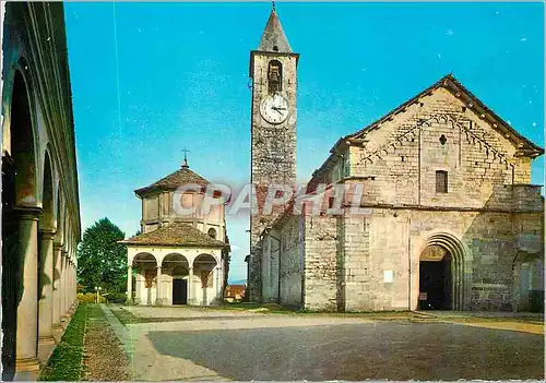 Cartes postales moderne Baveno (Lago Maggiore) Le chiesa e il Battisiaro del Sac VII