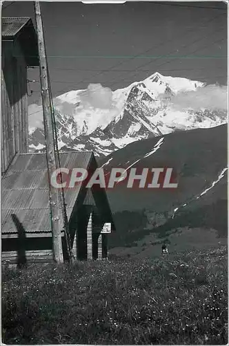 Cartes postales moderne Megeve alt 1113 m le Mont Blanc