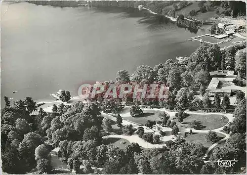 Cartes postales moderne Gerardmer (Vosges) Vue aerienne le Lac et le Jardin du Treixeau