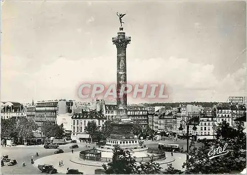 Cartes postales moderne Paris Place de la Bastille et Colonne de Juillet