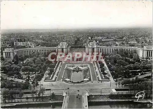 Moderne Karte Paris et ses Merveilles vue generale du Palais de Chaillot (Azema)