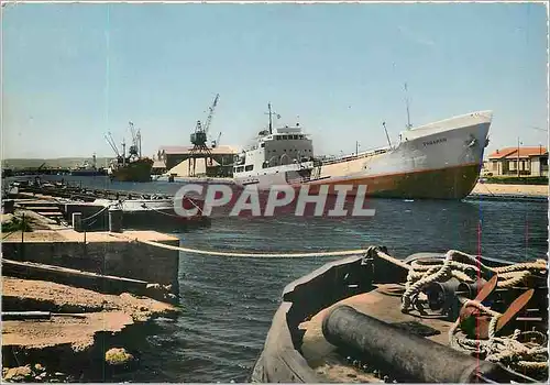 Cartes postales moderne Port la Nouvelle (Aude) Le port cargo a quai Bateau Faraman