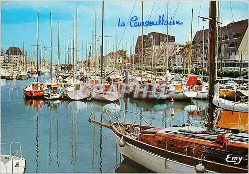 Cartes postales moderne Coourseulles sur mer (Calvados) Le bassin des Yachts