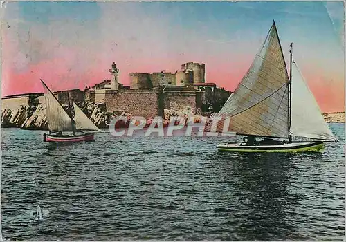 Cartes postales moderne Marseille le chateau d'If Bati par farancois Ier et qui servit lontemps de prison d'Etat Bateaux