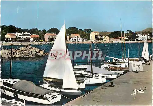 Moderne Karte Lumiere et Beaute de la Cote d'Azur Saint Cyr les Lecques le Port Bateaux