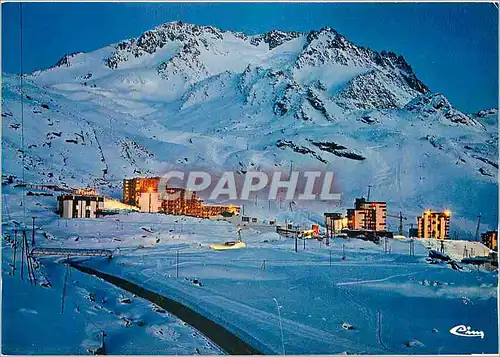 Cartes postales moderne Val Thorens (Savoie) Alt 2300 m a l(Instant ou le Crepuscule descend sur la Station