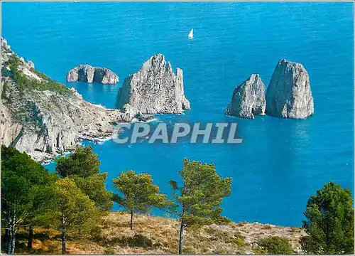 Cartes postales moderne Capri (Anacapri) Faraglioni