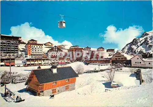 Moderne Karte Les Pyrenees La Mongie alt 1800 m