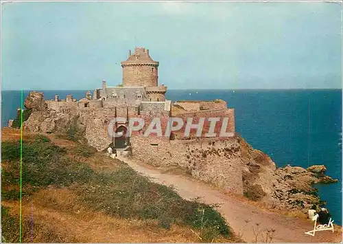 Moderne Karte Couleurs de Bretagne le Fort de la Latte (C du N) Appele autrefois chateau de la Roche Goyon