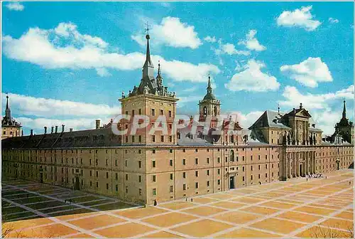 Moderne Karte El Escorial Monasterio Fachadas Norte  y principal