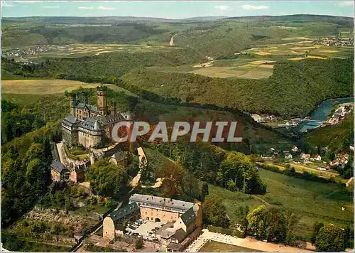 Moderne Karte Schloss Schauburg an der Lahn (279 m) erbaul alter Teil var 900 neuer Teil 1850