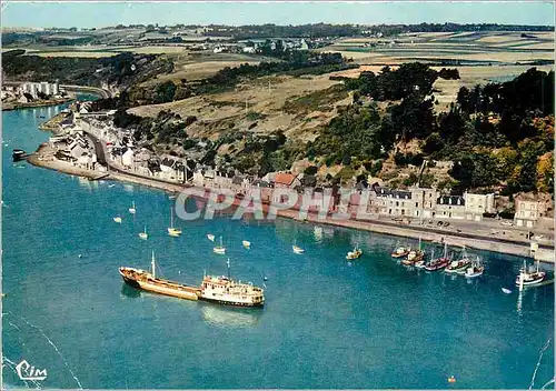 Cartes postales moderne St Brieuc Sous la tour (C du N) Vue aerienne l'entree du Port