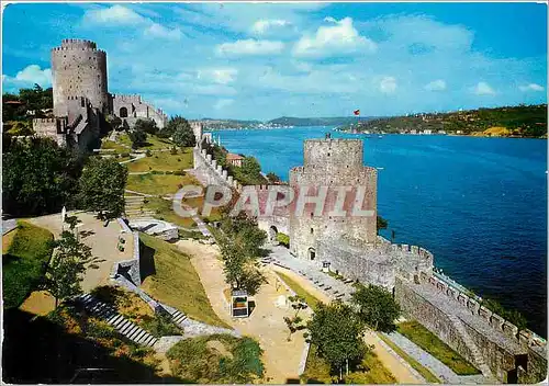 Moderne Karte Rumeli Hisan ve Bogazici Istanbul Turkey