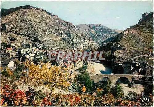 Moderne Karte Les Gorges du Tarn Sainte Enimie Cite mediavale