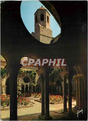 Cartes postales moderne Abbaye de Fontfroide Narbonne (Aude) Le Cloitre et Cheve de l'Eglise