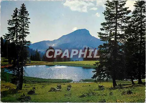 Cartes postales moderne Ey Contre Jour sur un Lac de montagne