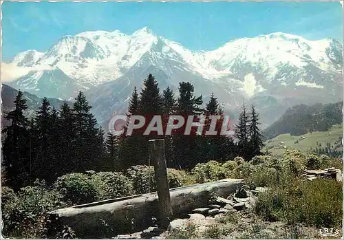 Cartes postales moderne Panorama sur le massif du Mont Blanc