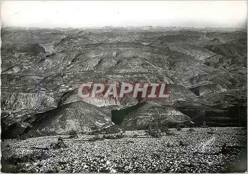 Cartes postales moderne Mont Ventoux (Vaucluse) alt 1908 m du Sommet vue sur les Hautes Alpes