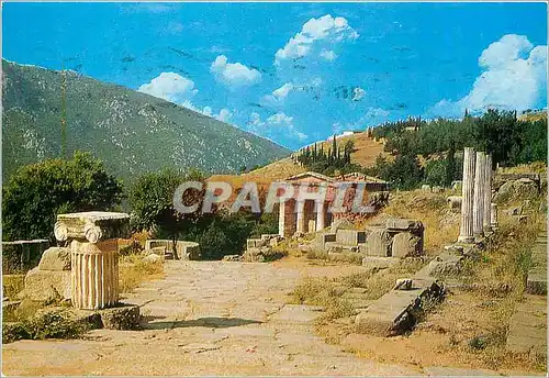 Cartes postales moderne Delphes Le tresor des Atheniens