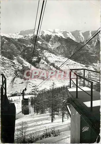 Moderne Karte Vallee de la Guisane (H A) Serre Chevalier Chantemerle depuis Serre Ratier