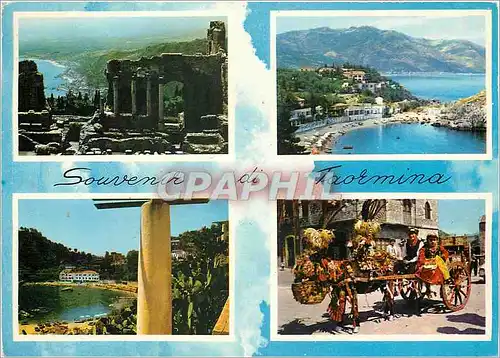 Cartes postales moderne Souvenir de Taormina