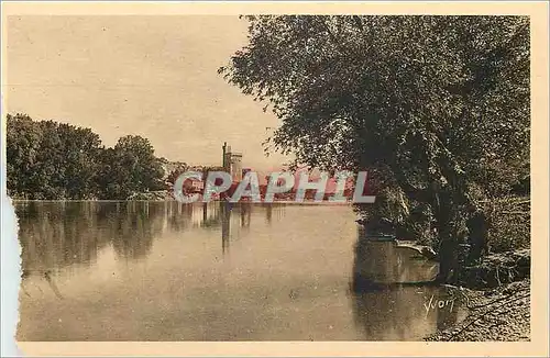 Ansichtskarte AK La Douce France Avignon (Vaucluse) Le Rhone et la Tour de Philippe le Bel