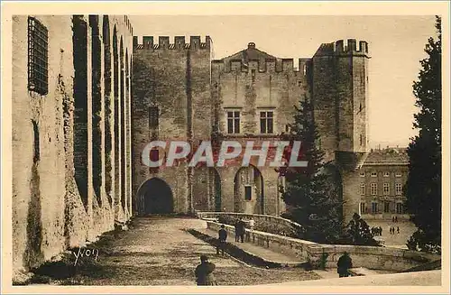 Cartes postales La Douce France Avignon (Vaucluse) Aile gauche du palais des papes