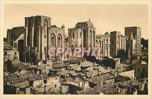 Cartes postales La Douce France Avignon (Vaucluse) Les Palais des Papes